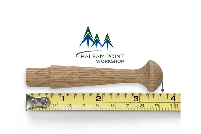 Balsam Point Workshop Oak 3.5-Inch Wood Premium Shaker Pegs with 5/8-Inch Tenon (25-Pack) - Balsam Point Workshop - Image 2